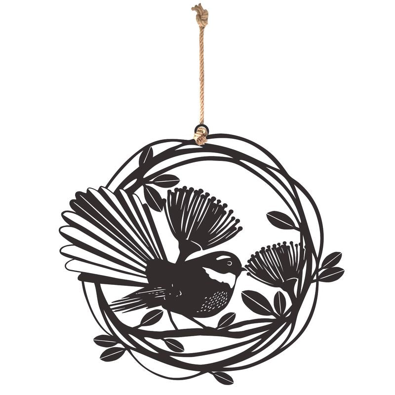 NZ Native Bird Fantail hanging