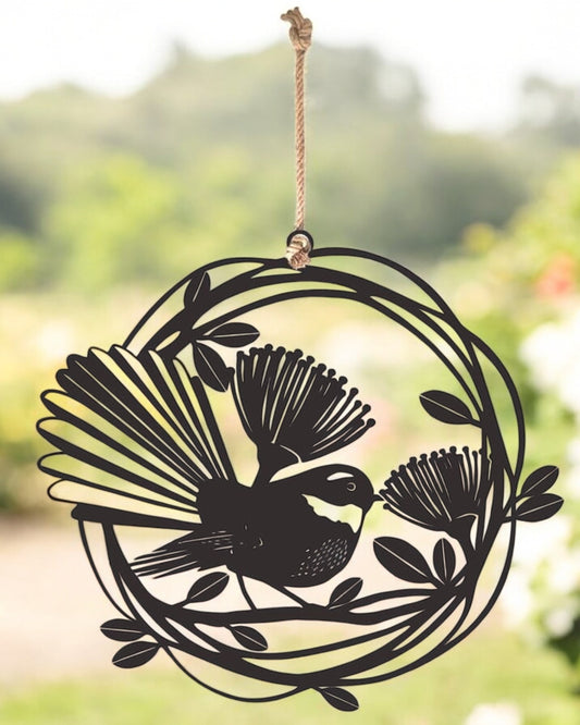 NZ Native Bird Fantail hanging