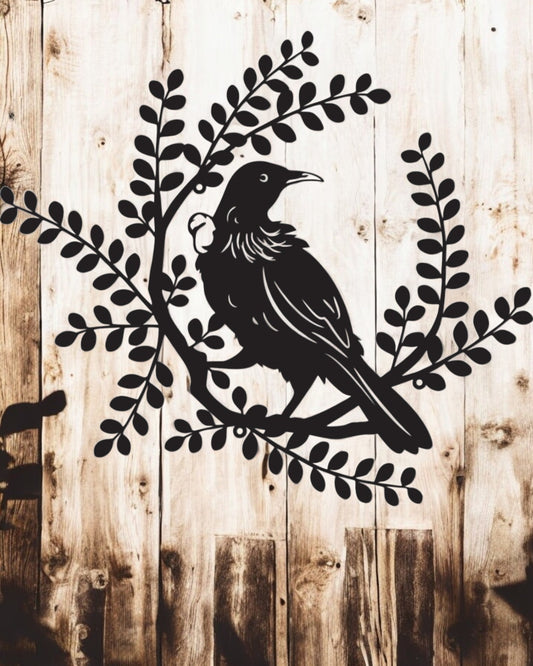 50cm NZ Native WallArt Tui