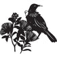 45cm NZ Native WallArt Tui