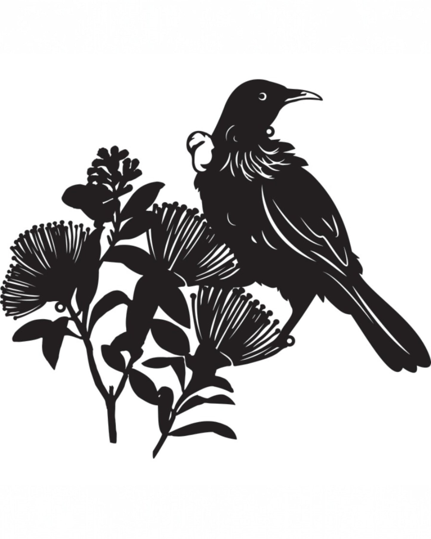 45cm NZ Native WallArt Tui