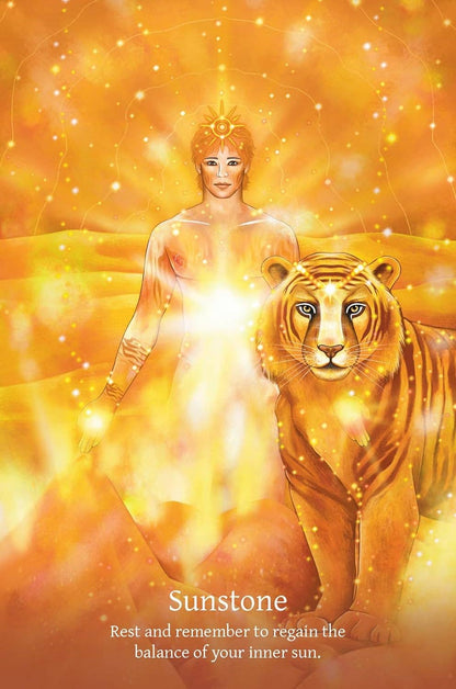 Shamanic Crystals Oracle cards Blue Angel