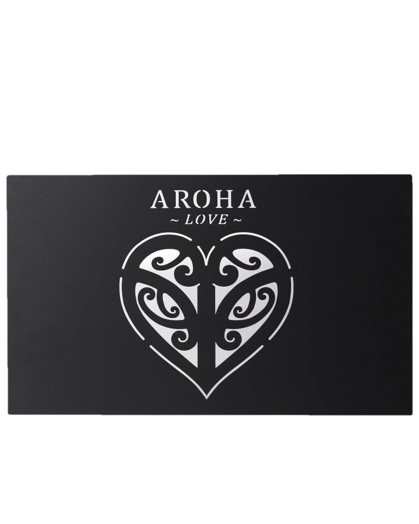 Aroha Metal Wall Art Black