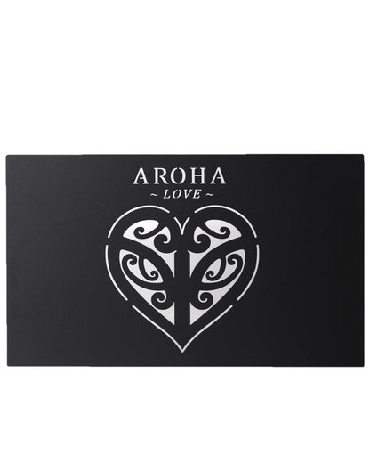 Aroha Metal Wall Art Black