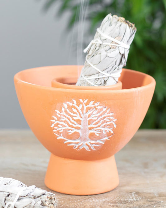Terracotta Smudge Bowl