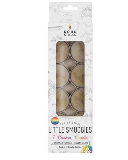 7 Chakras - Little Smudgies Teelight Candles