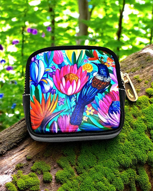 Tui Birds and flowers Coin Purse