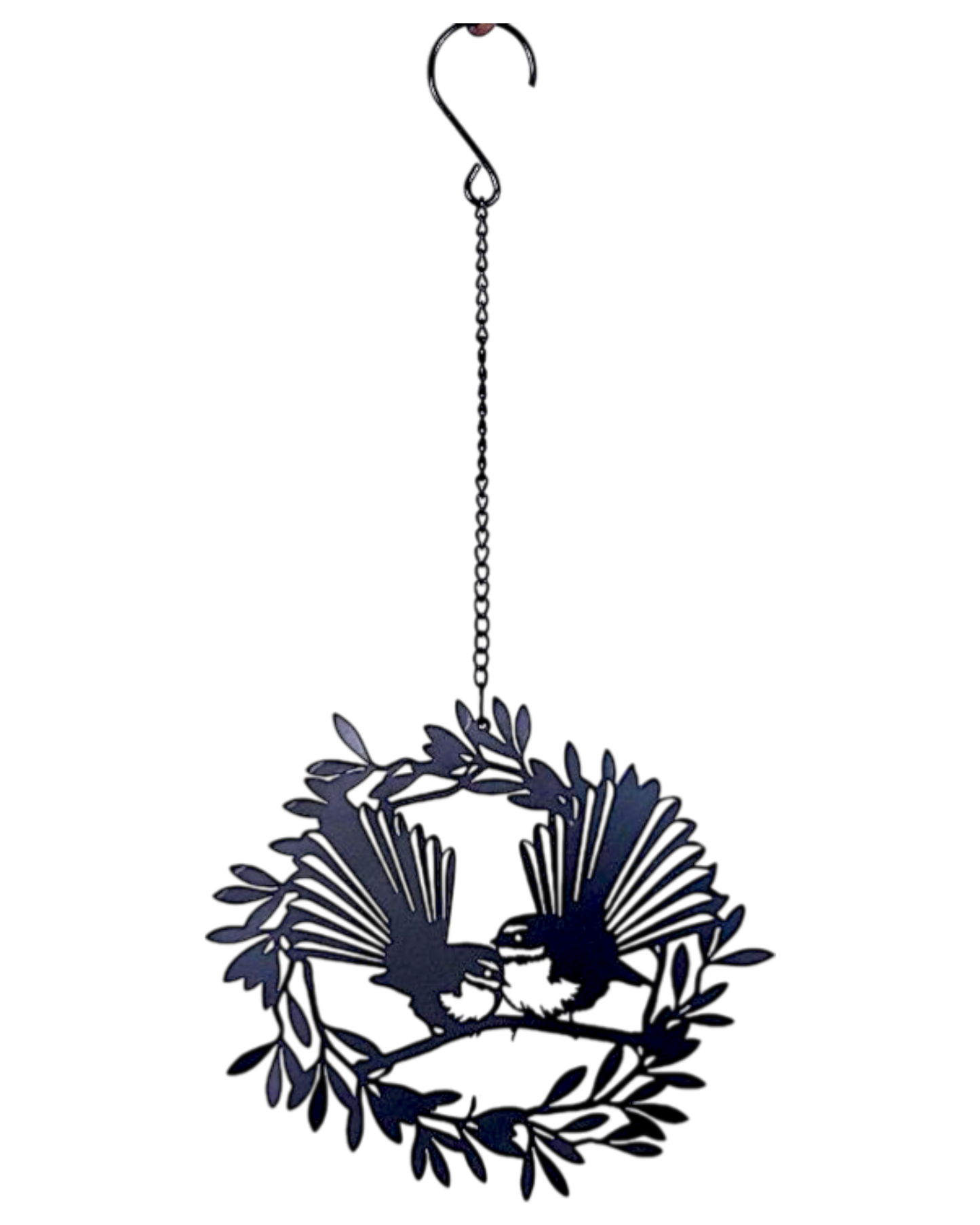 Metal Hanging Wreath Fantails