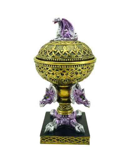 Dragon Trinket Box Purple