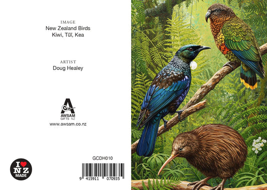 Kiwi, Tui, Kea - Gift Card