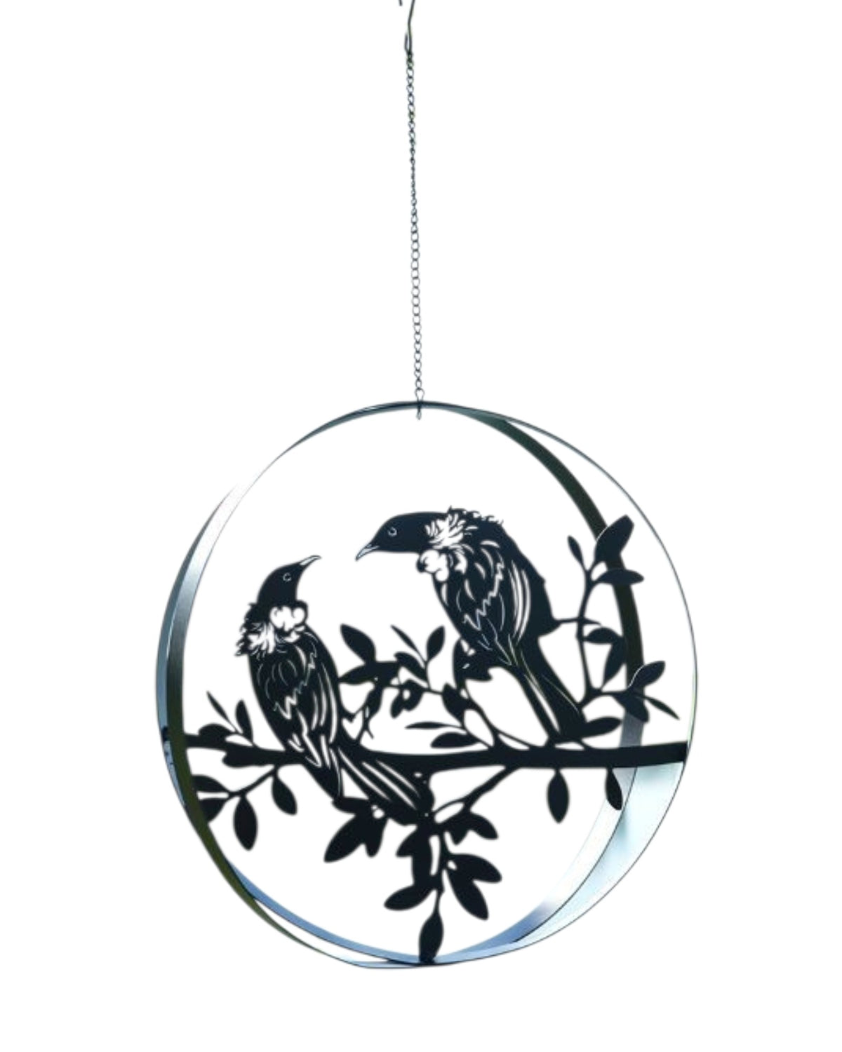 Black Metal Double Ring Tuis