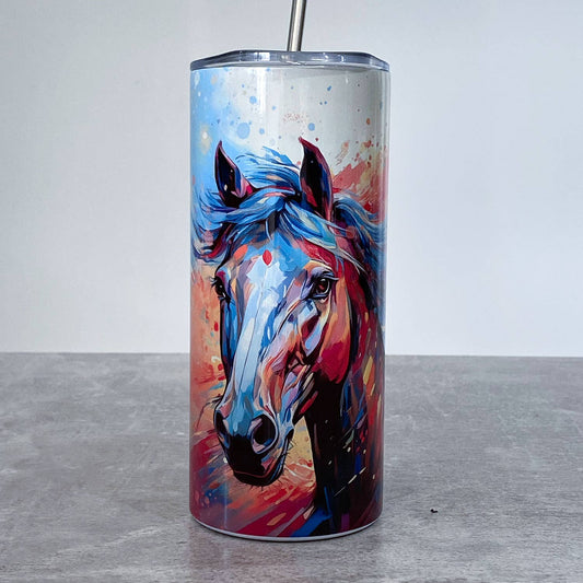 Horse 16oz Skinny Stainless Steel Tumbler