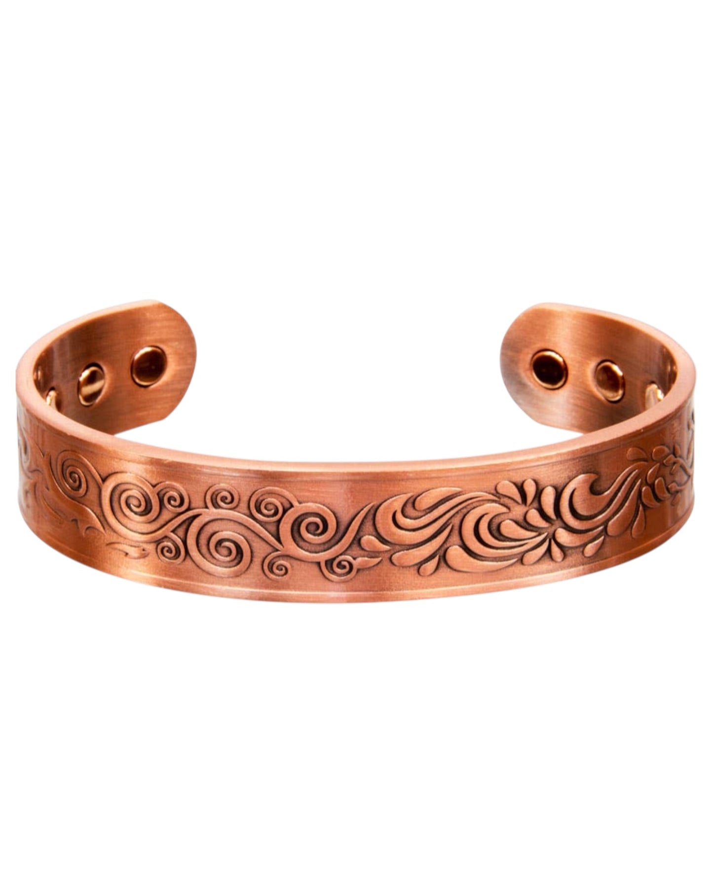Magnetic Copper Bracelet - 4 Elements - Antique Copper