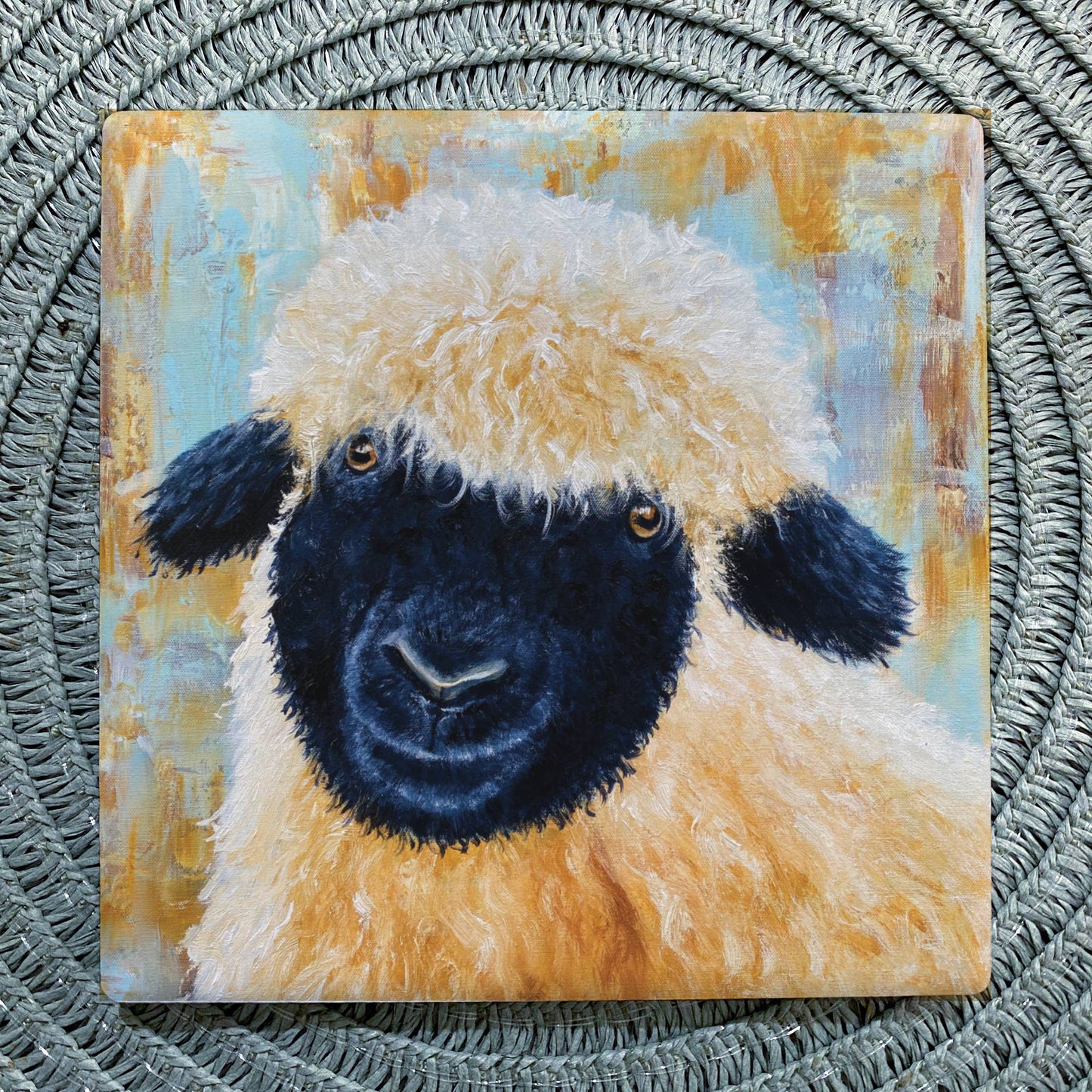 Valaise Blacknose Sheep Ceramic Coaster
