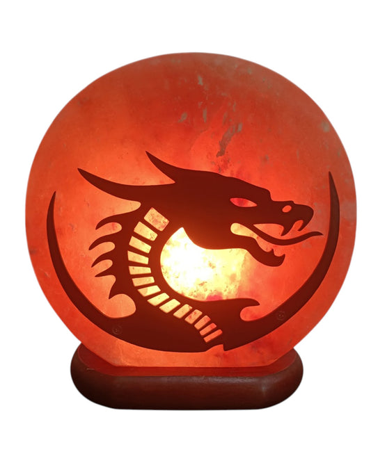 Dragon Salt Lamp- with 12V cable and bulb