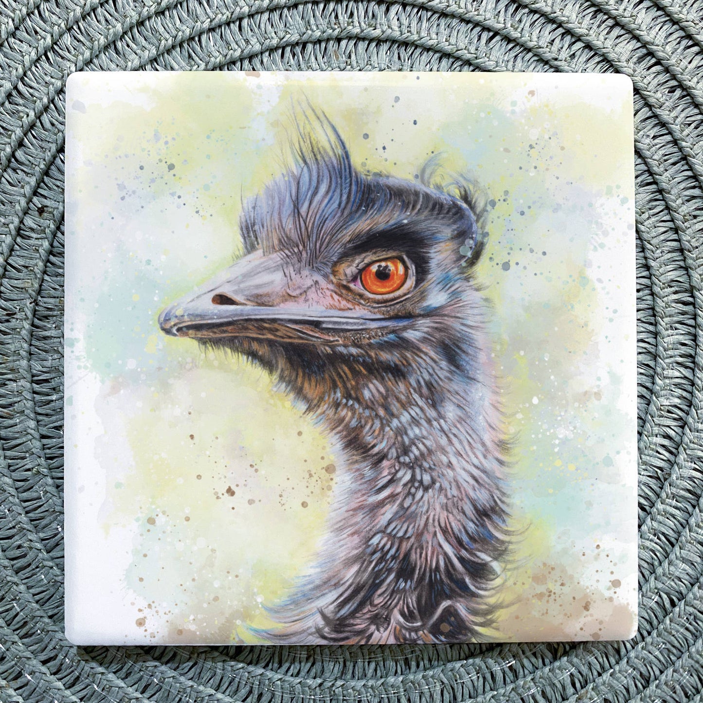 Emu Ceramic Coaster