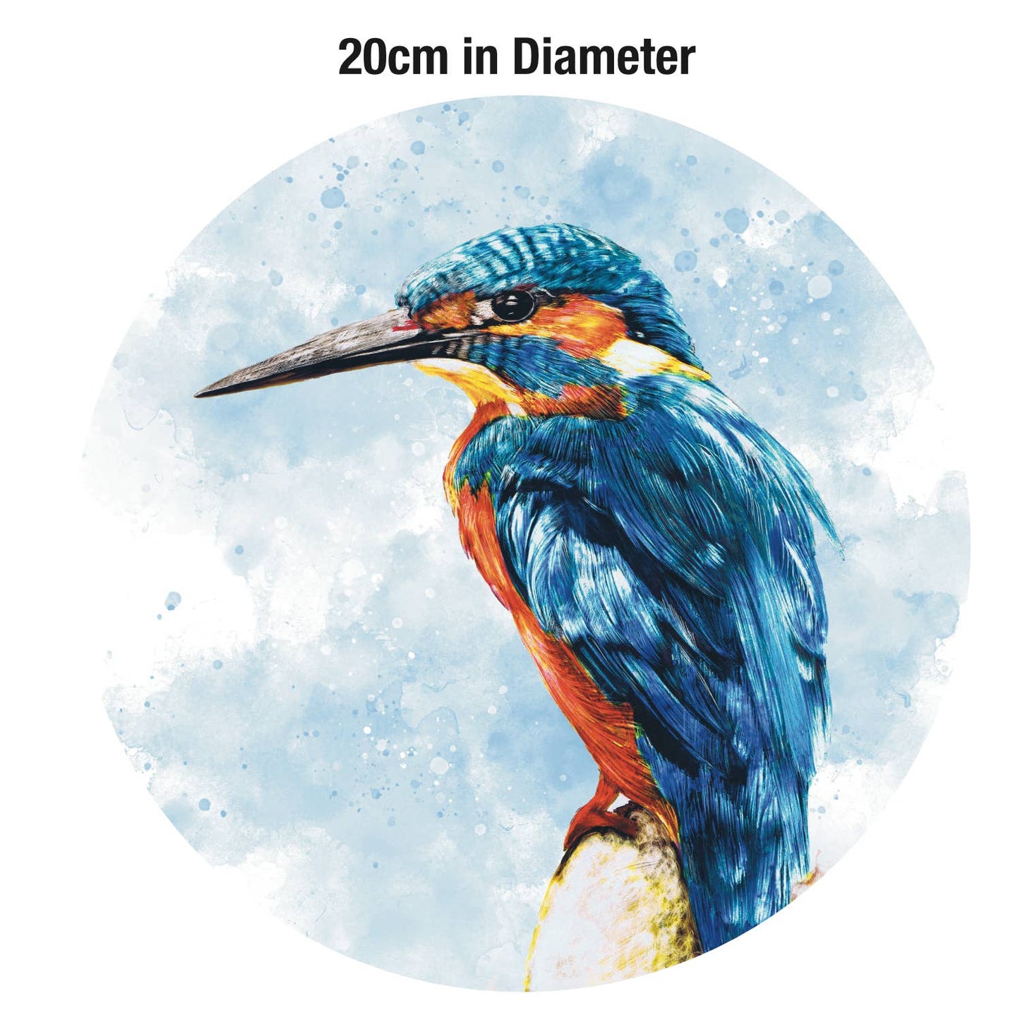 Kingfisher Ceramic Round Pot Trivet | 20 cm Diameter