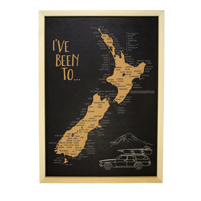 A2 Pin Cork NZ Map