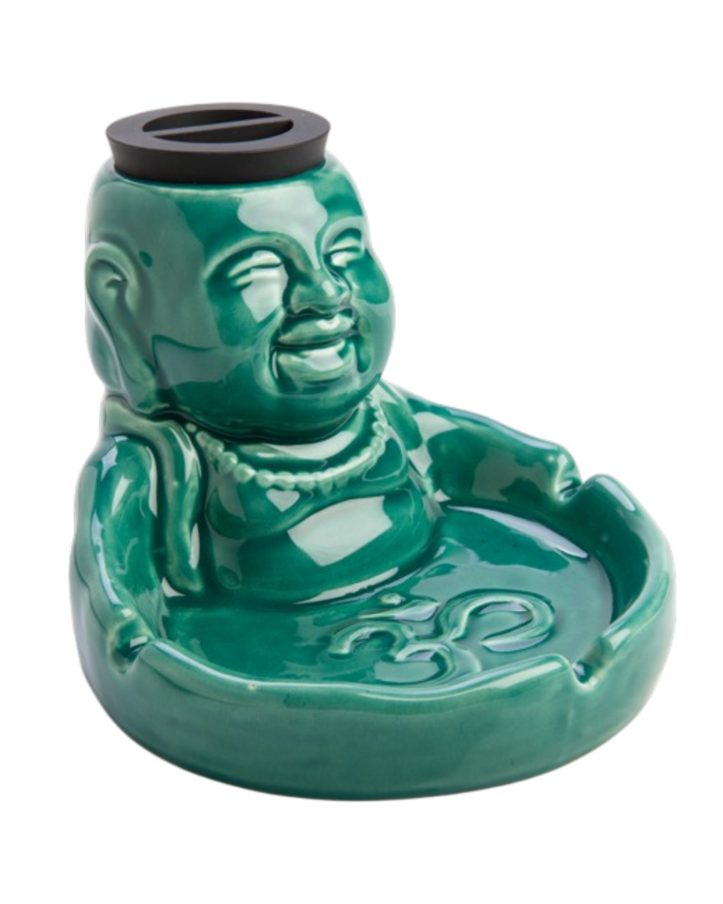 Stash It! Laughing Buddha Storage Jar & Ashtray