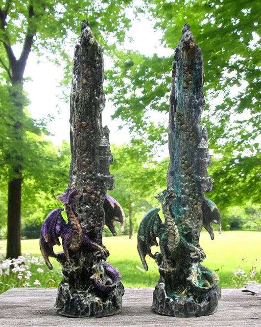 Dragon Waterfall Upright Ashcatcher Incense Stick Burner