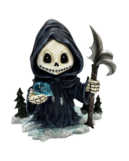 Winter Grim Reaper with Skull