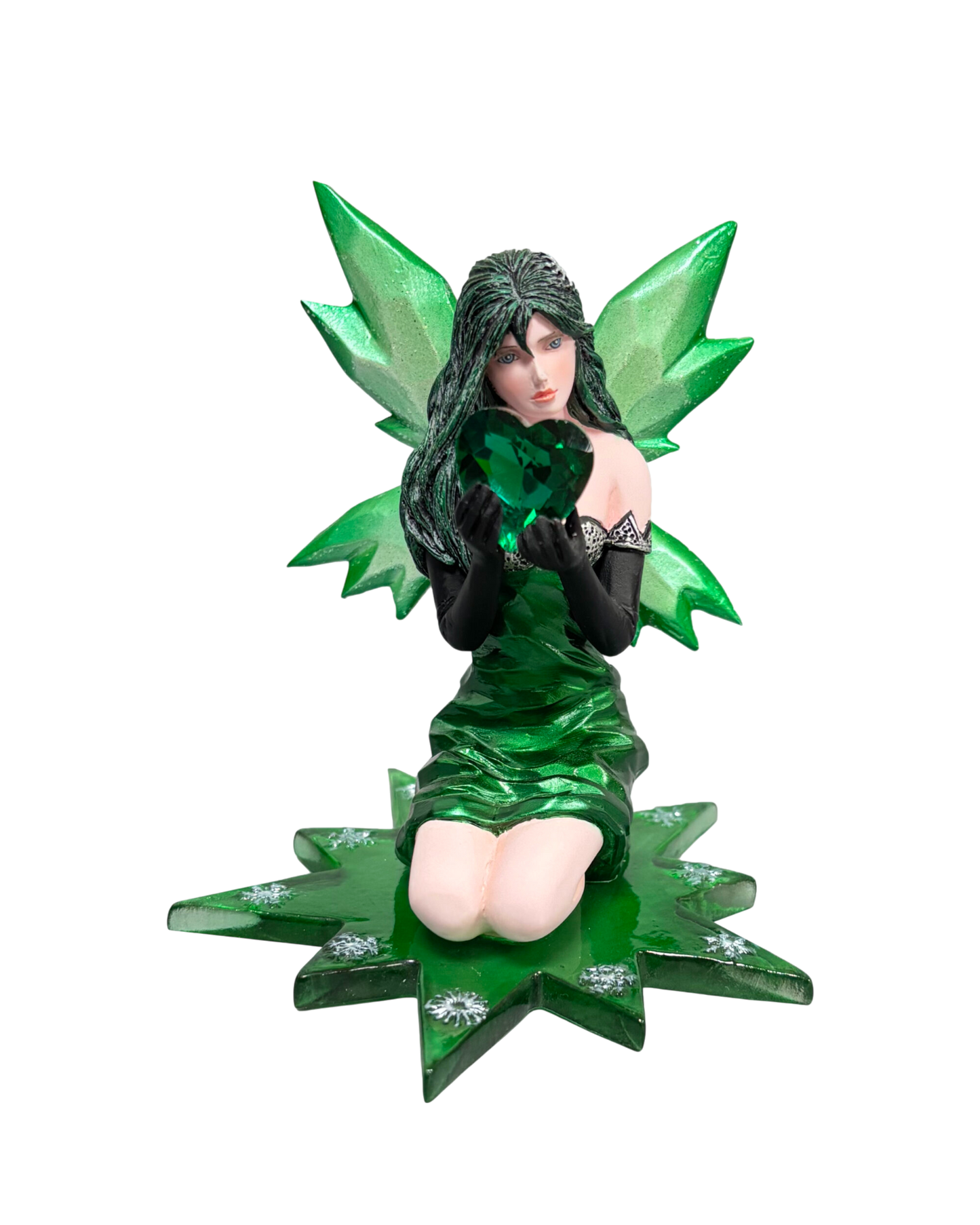 Green Crystal Heart Fairy