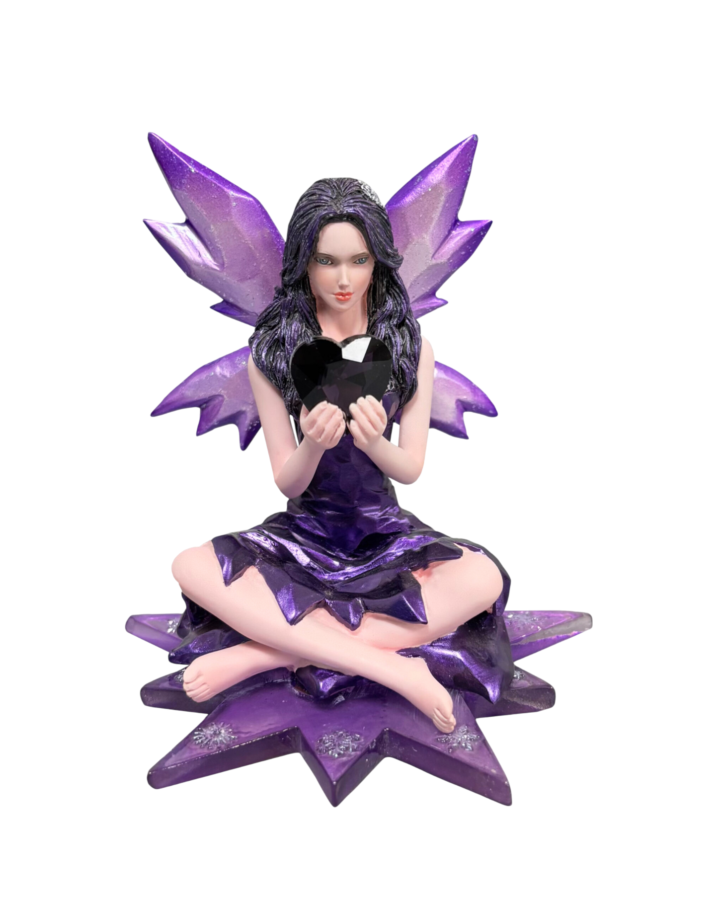 Purple Crystal Heart Fairy