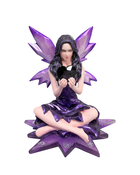 Purple Crystal Heart Fairy