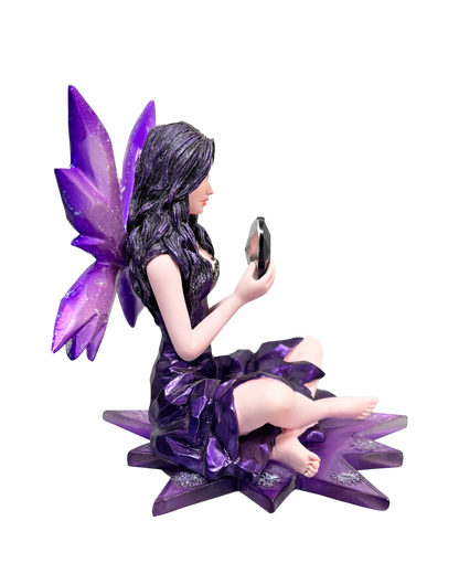 Purple Crystal Heart Fairy