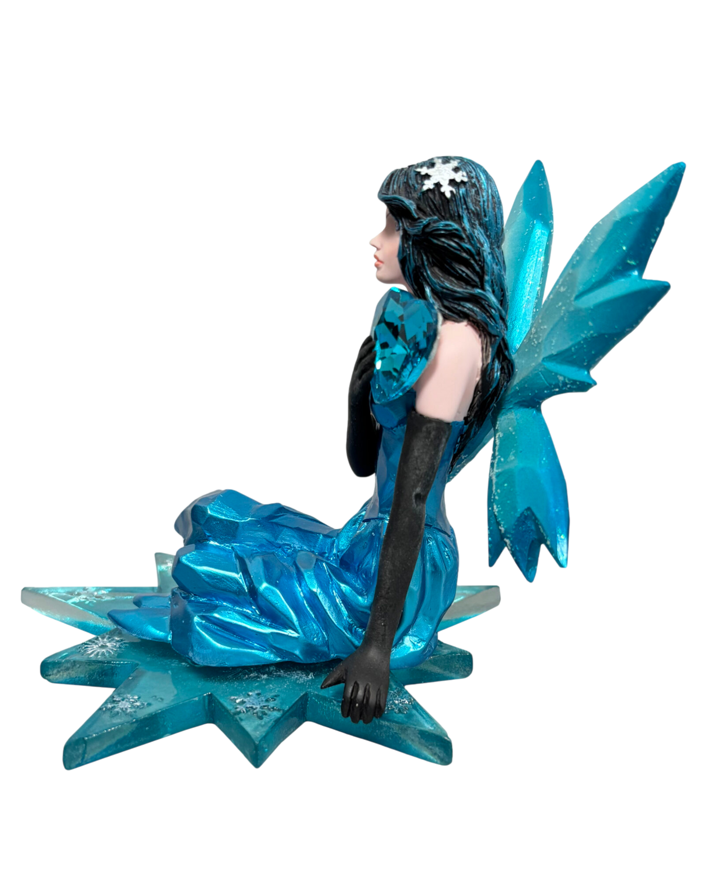 Blue Crystal Heart Fairy