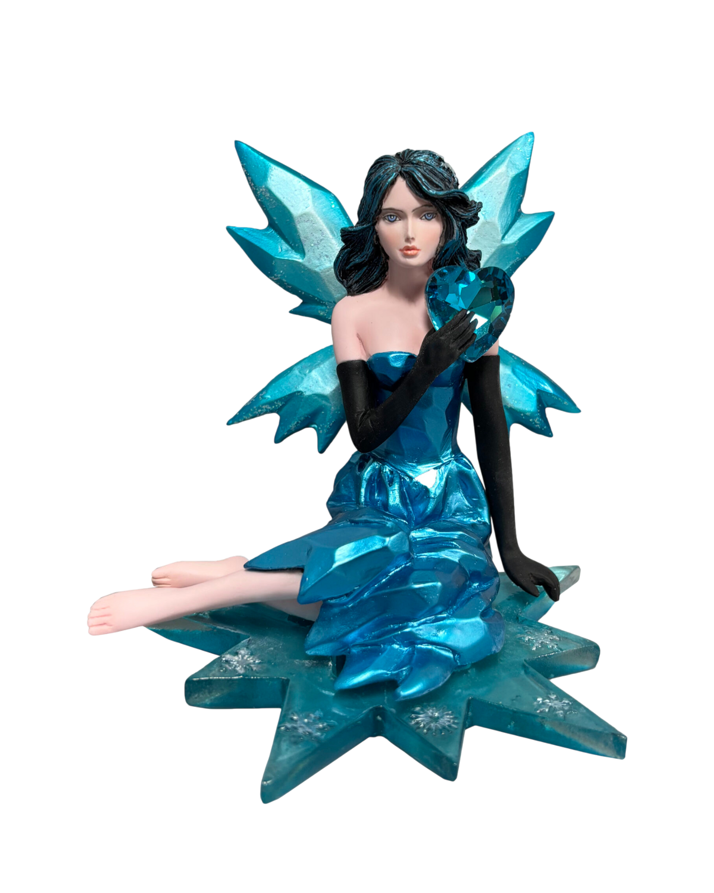 Blue Crystal Heart Fairy