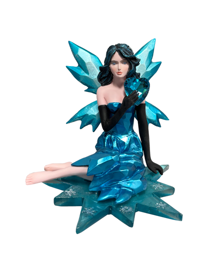 Blue Crystal Heart Fairy