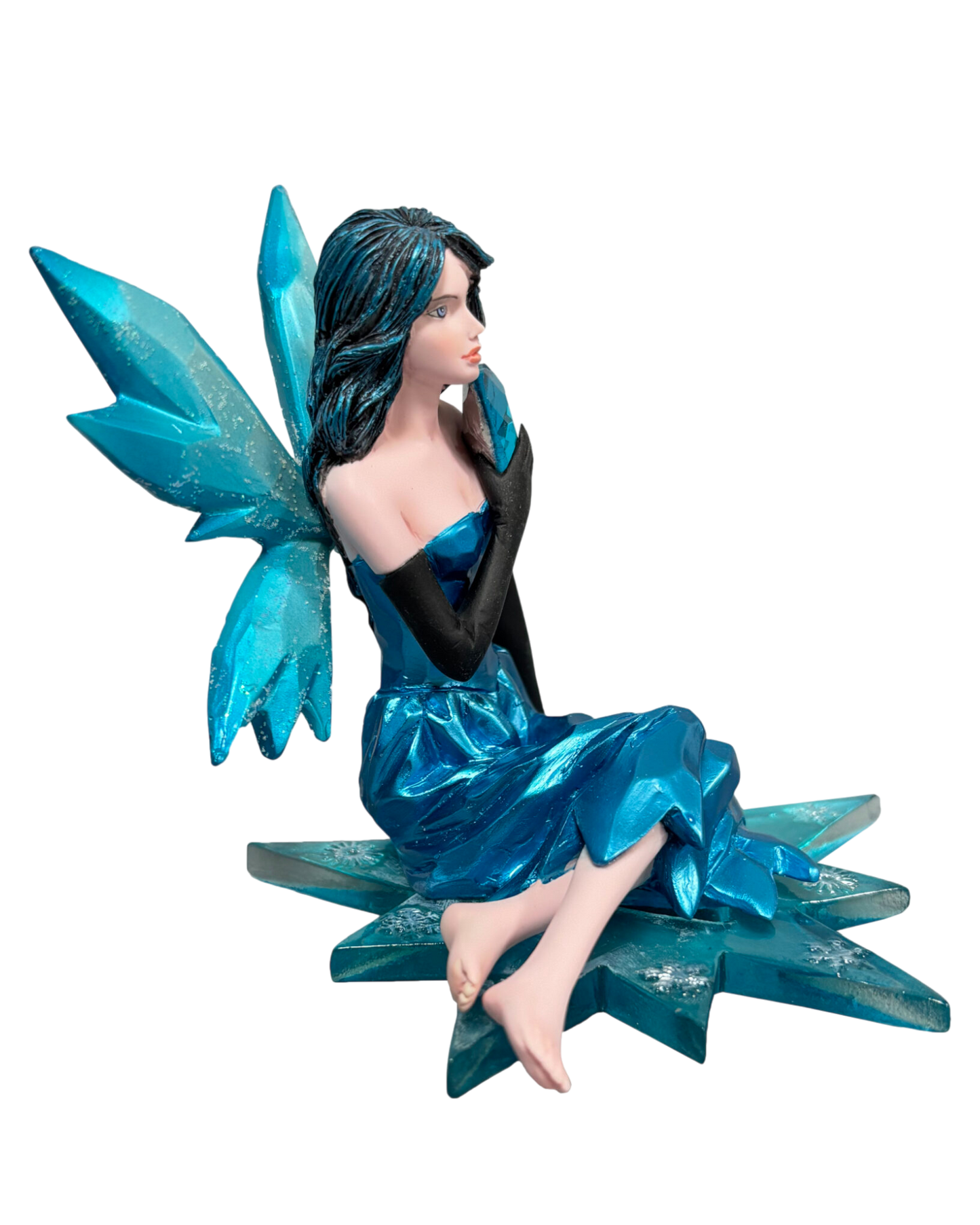 Blue Crystal Heart Fairy