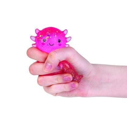 Squishy Glitter Axolotl