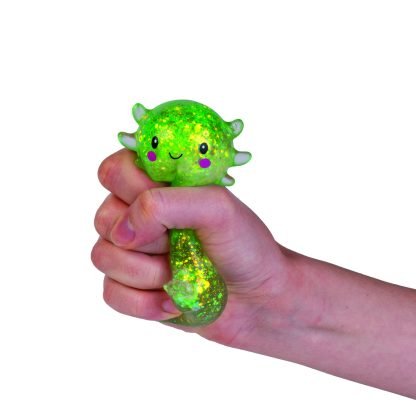 Squishy Glitter Axolotl