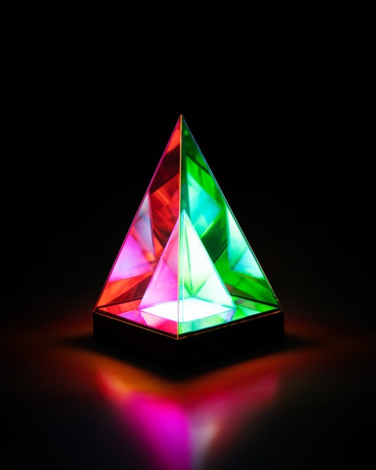 Pyramid Infinity Lamp