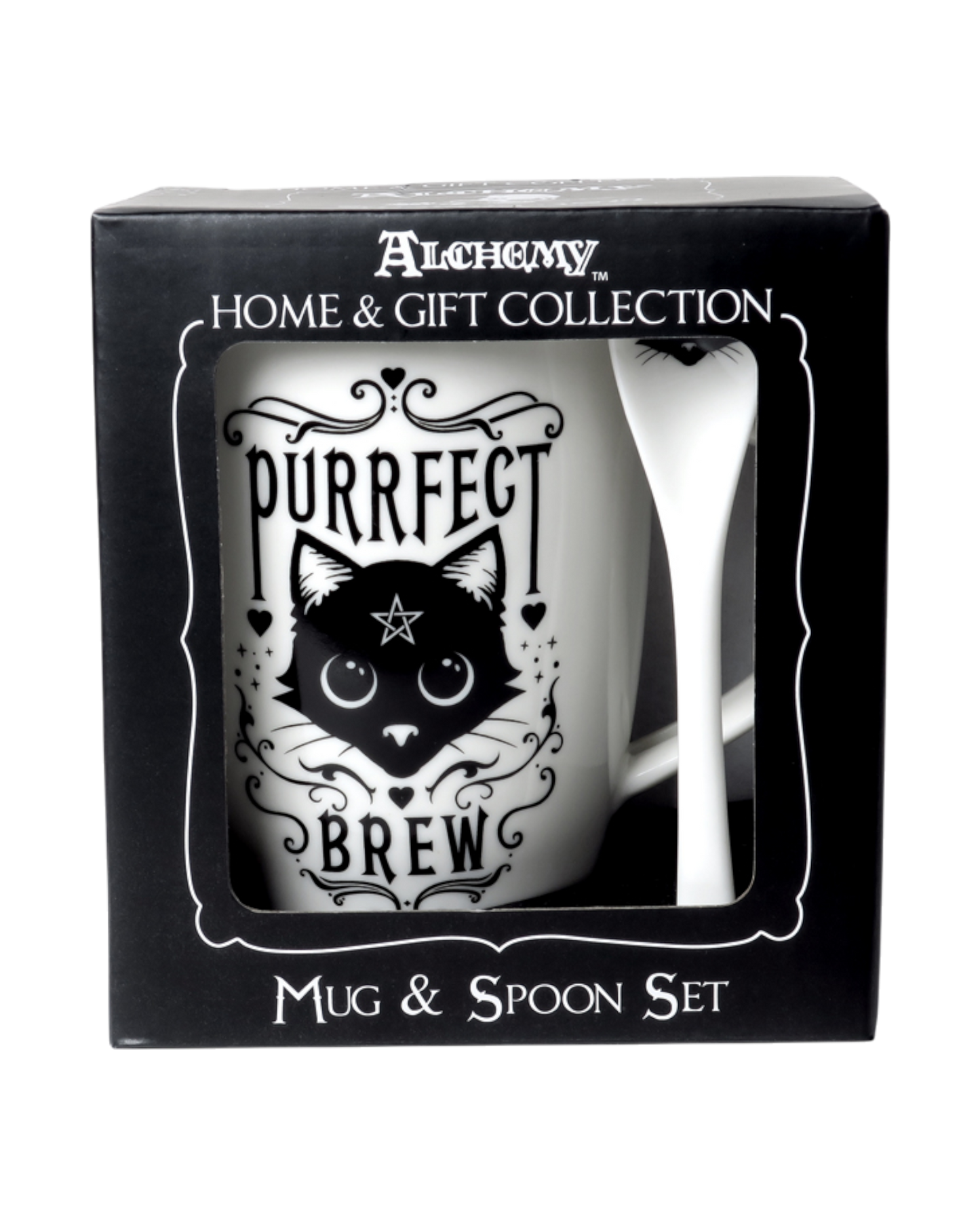 Purrfect Brew - Mug & Spoon