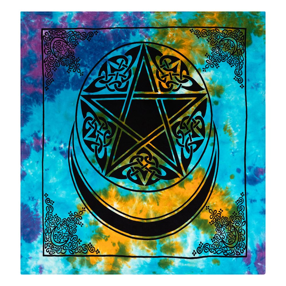 ALTAR CLOTH - Pentacle Moon