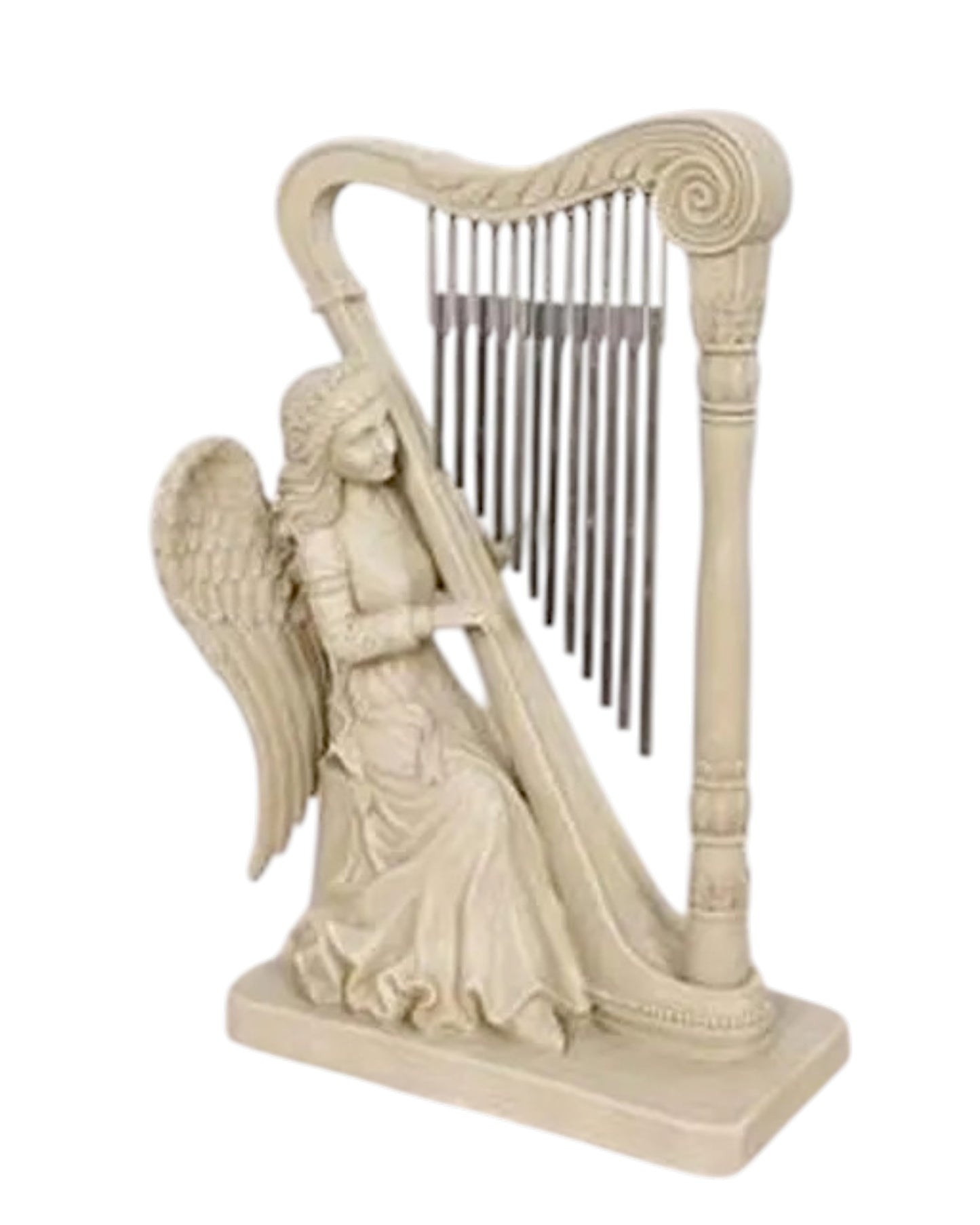 Angel with Harp Wind Chime