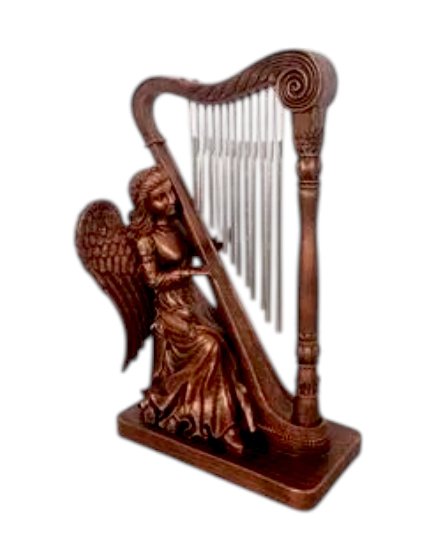 Angel with Harp Wind Chime