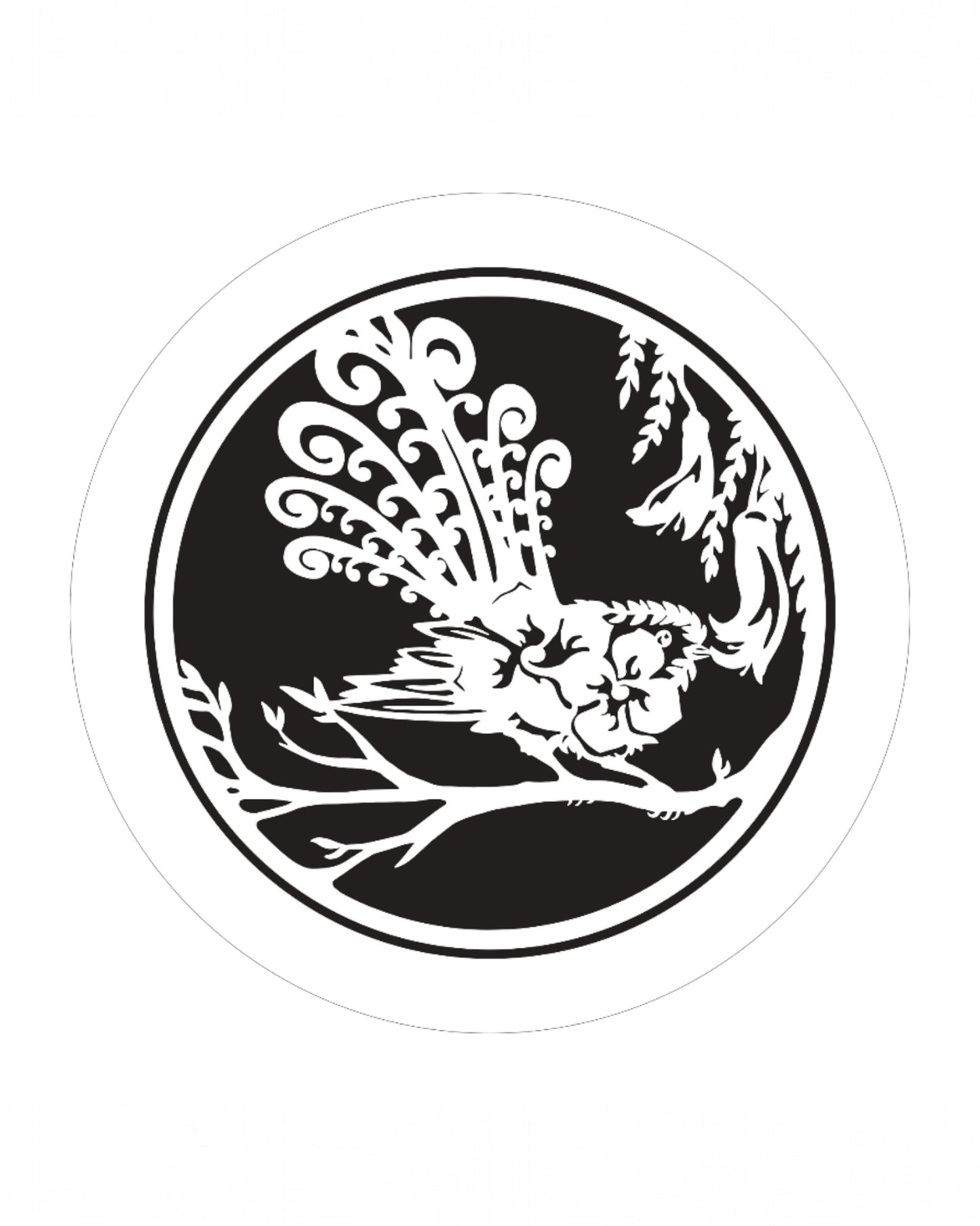 Fantail Acrylic Cut Out - Sophie Blokker