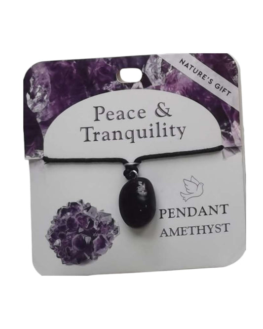 Amethyst- Peace & Tranquility Pendant