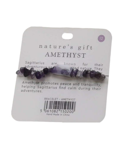 Amethyst- Sagittarius Bracelet