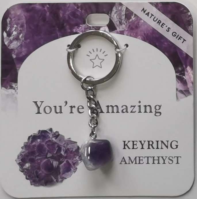 Amethyst- You’re Amazing Keyring