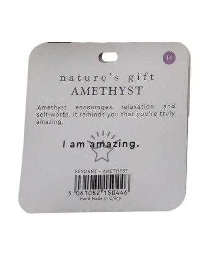 Amethyst- You’re Amazing Pendant