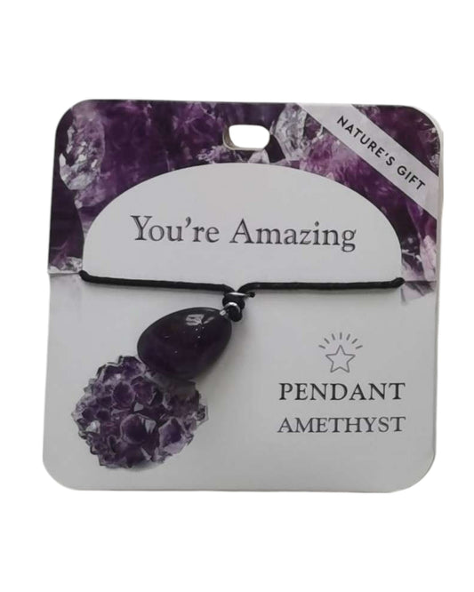 Amethyst- You’re Amazing Pendant