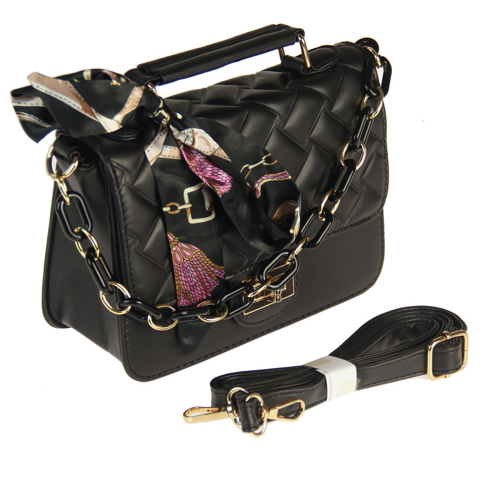 Chain & Scarf bag bag Black