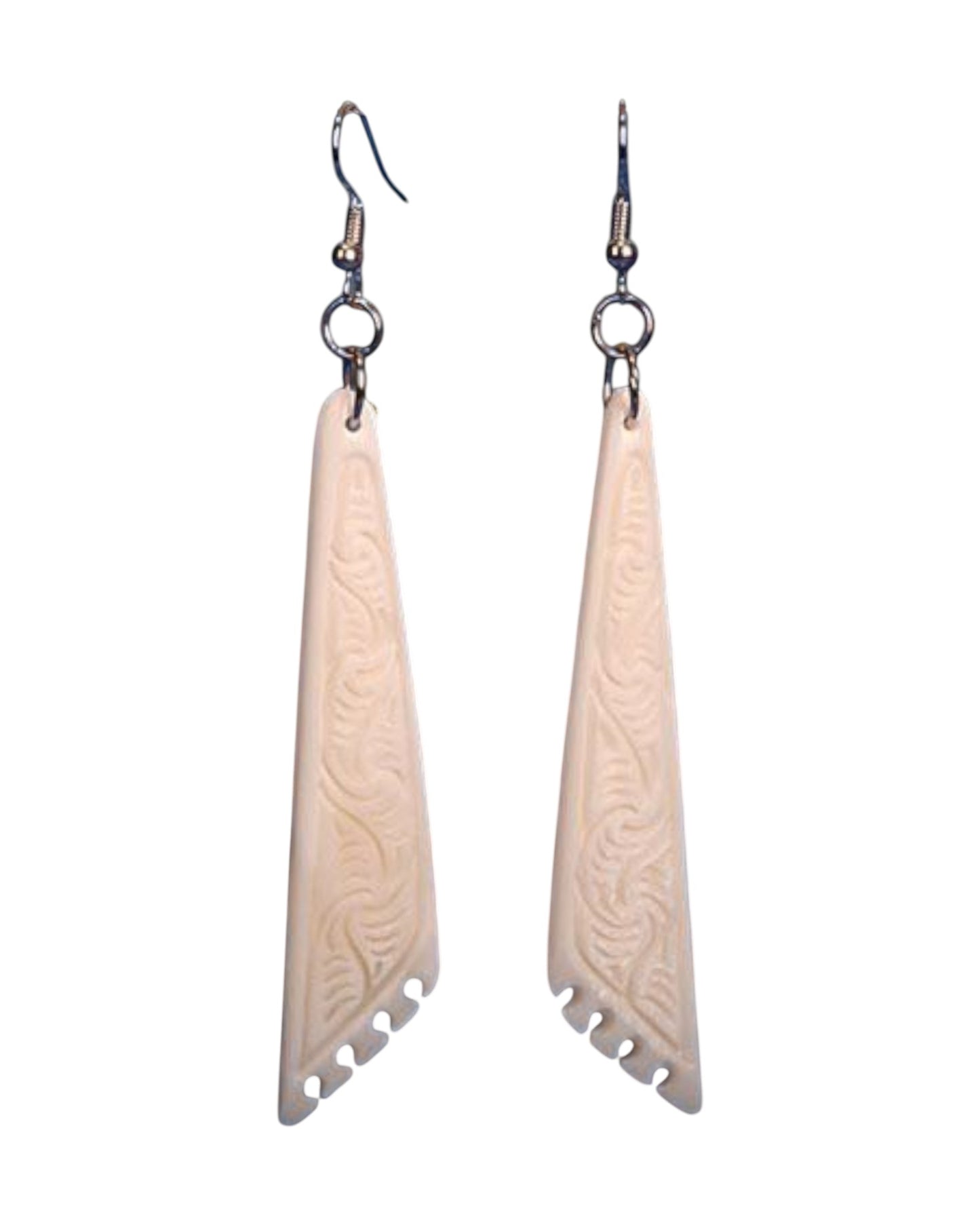 Bone Drop Earring with Detail