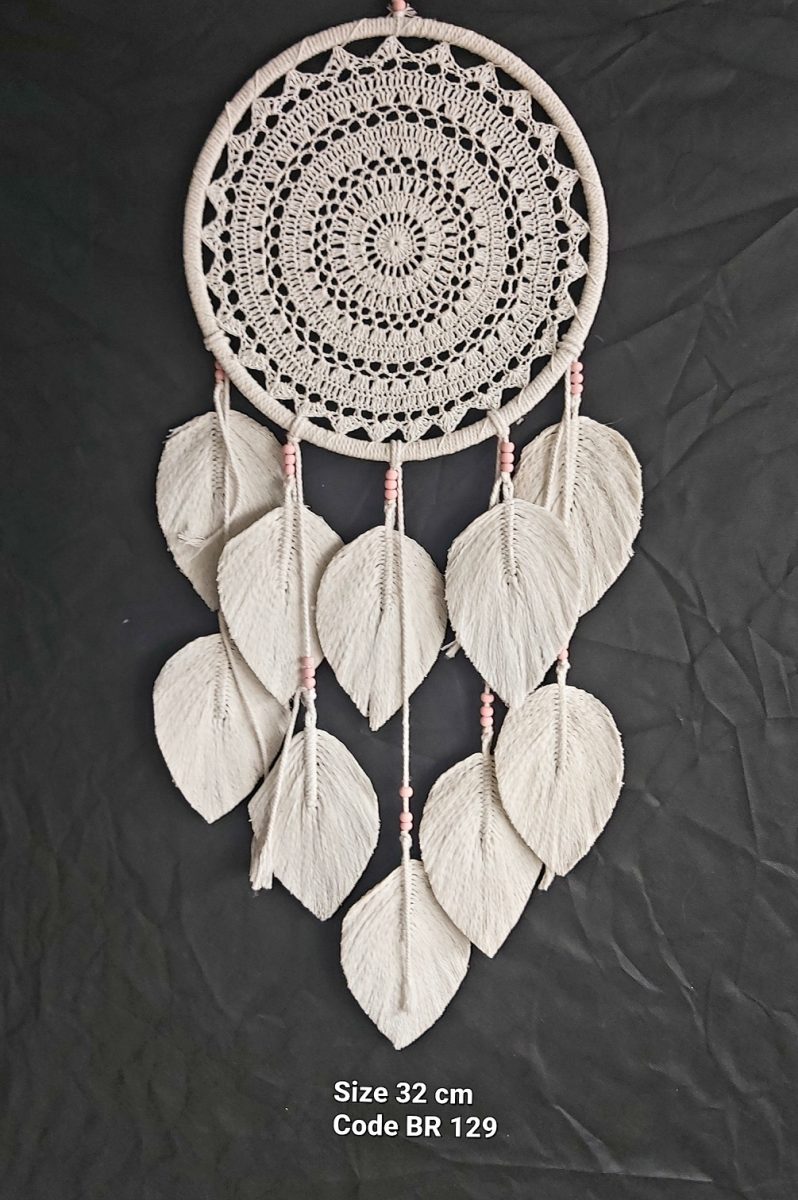 Dreamcatcher White Crochet