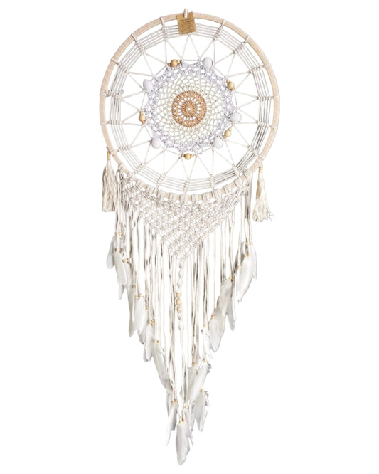 Dreamcatcher White Crochet